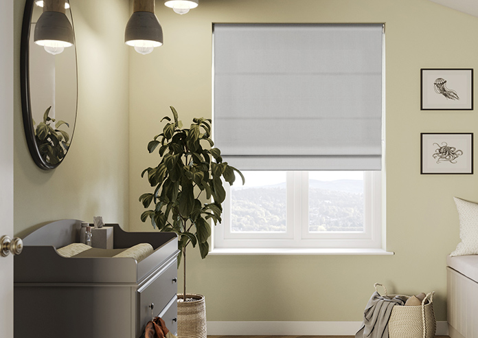Windermere, Stone - Twist&Fit Roman Blind - Image 3